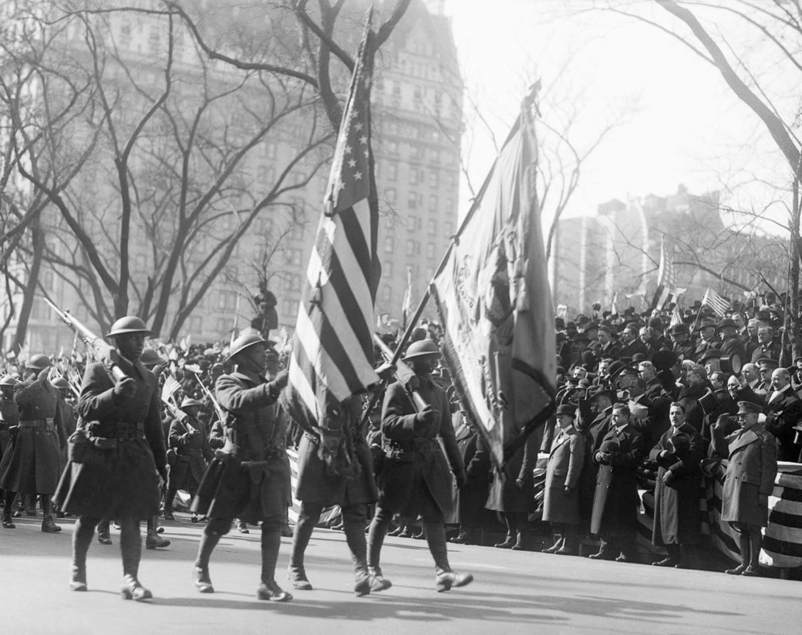 Harlem Hellfighters: The Brave African American Regiment renowned for courage despite Prejudice, during WWI