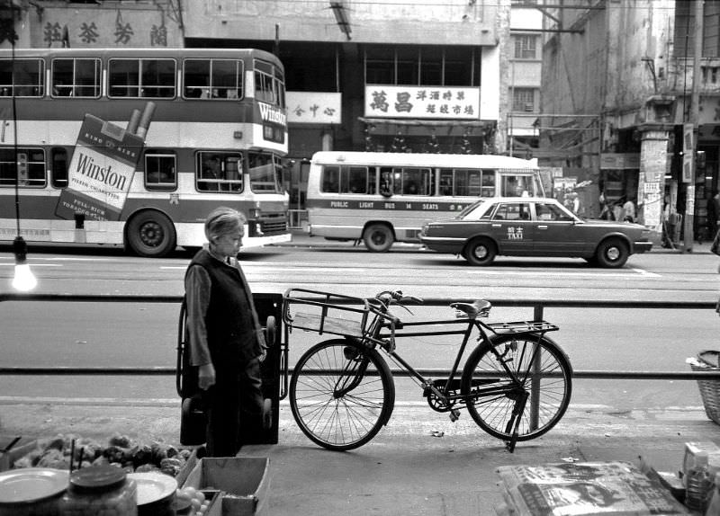 Nathan Road, Kowloon, Hong Kong, 1986