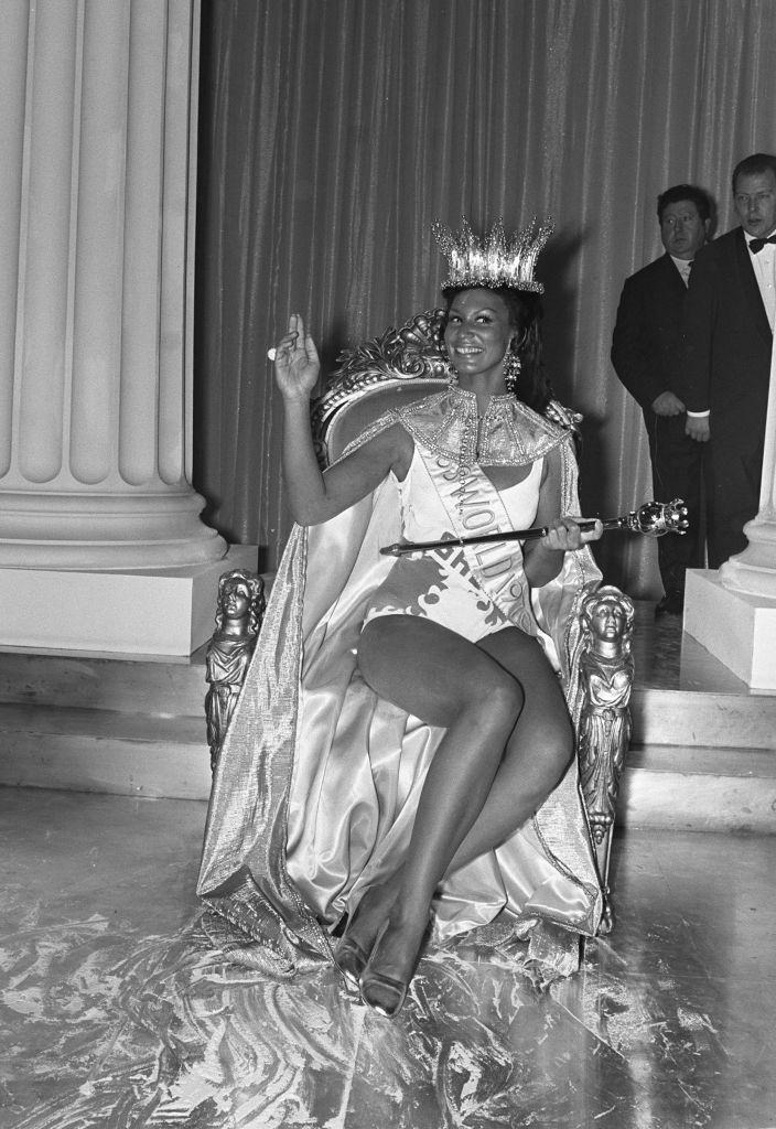 Jennifer Hosten (22) of Grenada is chosen from 58 contestants and crowned as, Miss World, 1970.