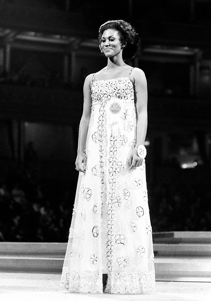 Miss World Competition winner Jennifer Hosten, Miss Grenada.