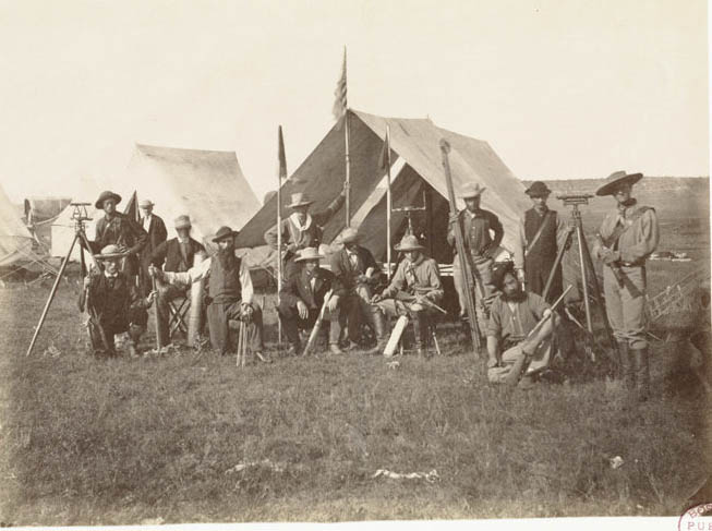 Runk’s Division of the Engineer Corps on the Plains.