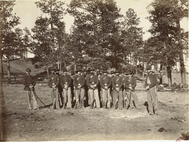 Zuni Pass, New Mexico, summit of Sierra Madre. (Water Shed of Contient,) November, 1867; 980 miles west of Missouri River.