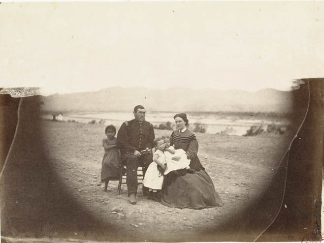 The two races, at Fort Mojave, Arizona.