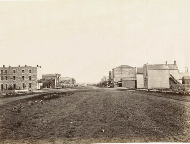 Topeka, Capital of Kansas, in 1867, 68 miles west of Missouri River