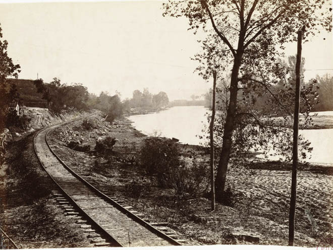 Banks of the Kaw, near Fort Riley, 135 miles west of Missouri River.