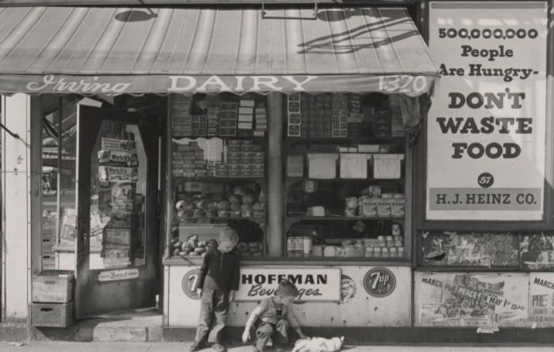 Amsterdam Avenue near 125th Street, 1946