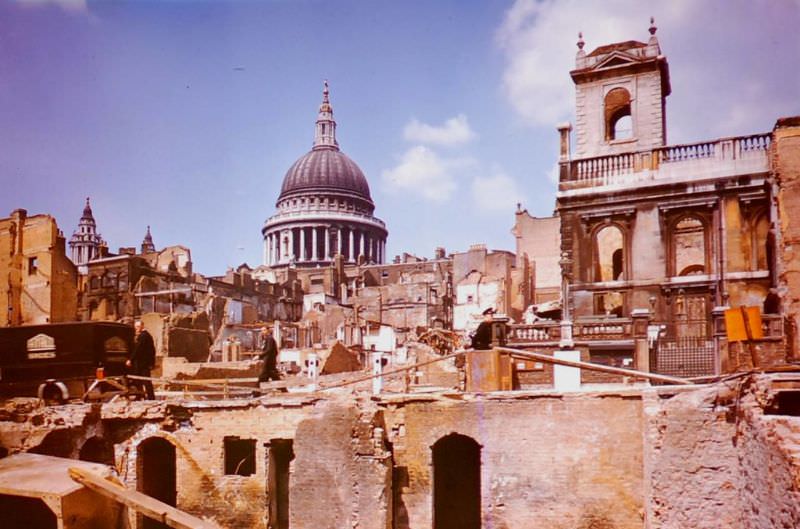 St. Paul's Cathedral, London, circa 1940