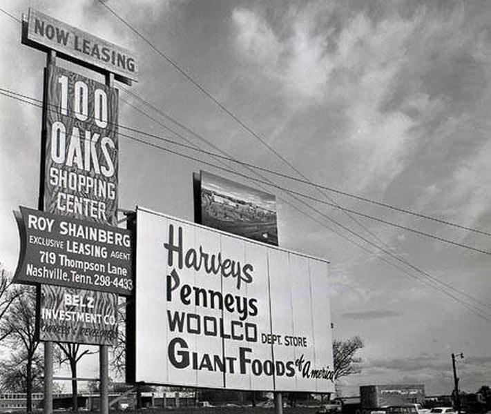 One Hundred Oaks Shopping Center, 1960s
