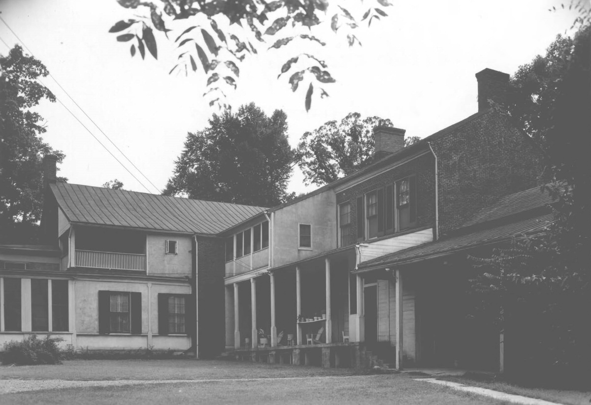 North exterior of Belair House, 1940