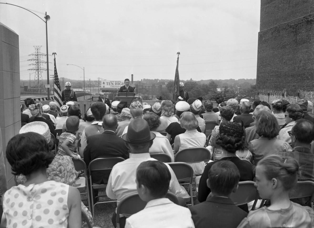 Victory Memorial Bridge dedication, Nashville, Tennessee, 1964