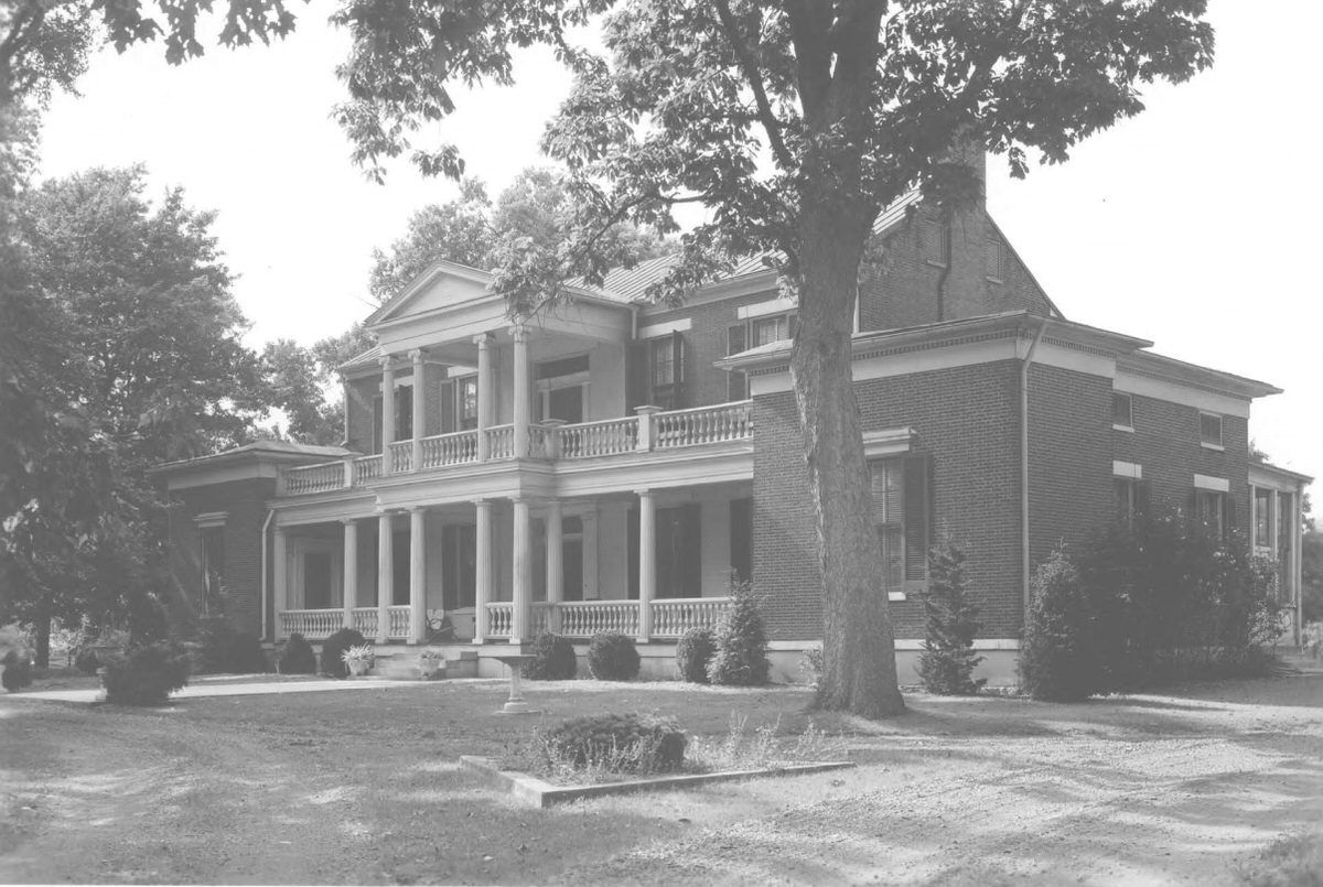 Belair House from southwest, 1940