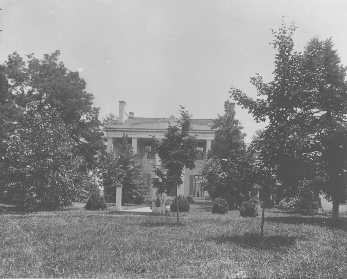 Belle Meade Mansion front view, 1970s