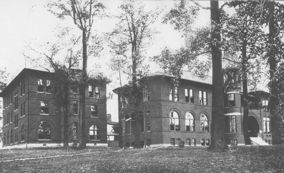 Boscobel College for Young Ladies, showing buildings and grounds, 1970s