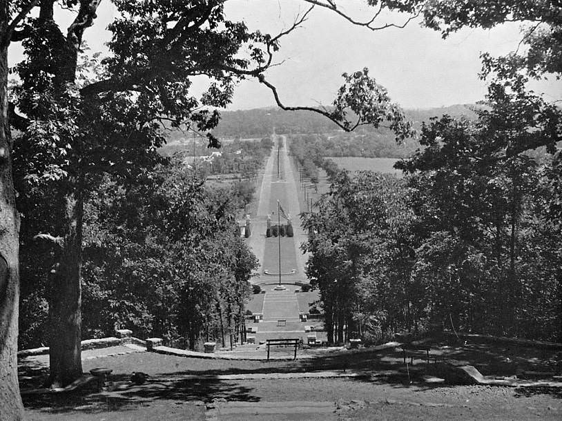Percy Warner Park Steps, 1950