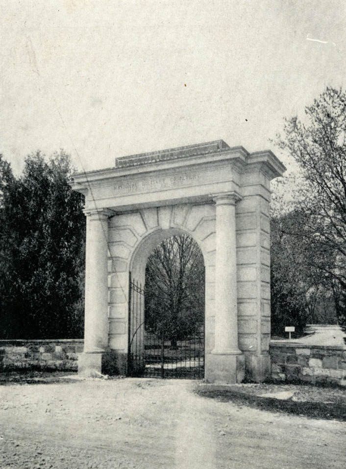 Entrance National Military Cemetery, Nashville, 1900s