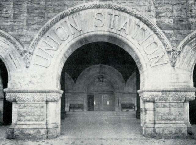 Entrance Union Station, Nashville, 1900s