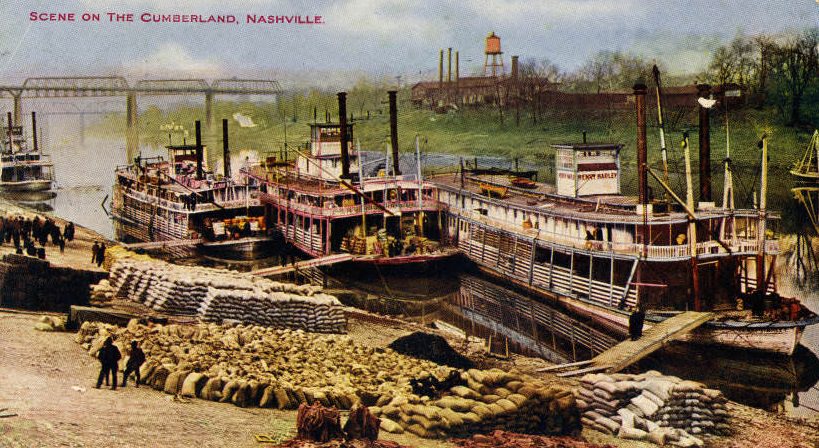 Scene on the Cumberland, Nashville, 1908