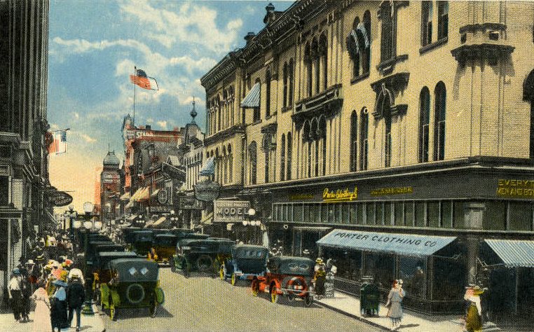 Fifth Avenue looking north from Church Street, Nashville, 1920s