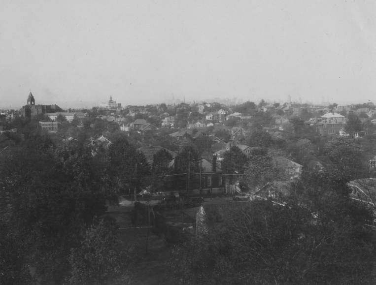 Nashville, looking northeast from Scarritt Tower, 1928 October