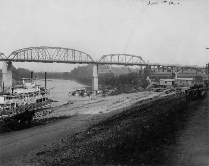 Shelby Street Bridge, Nashville, 1921