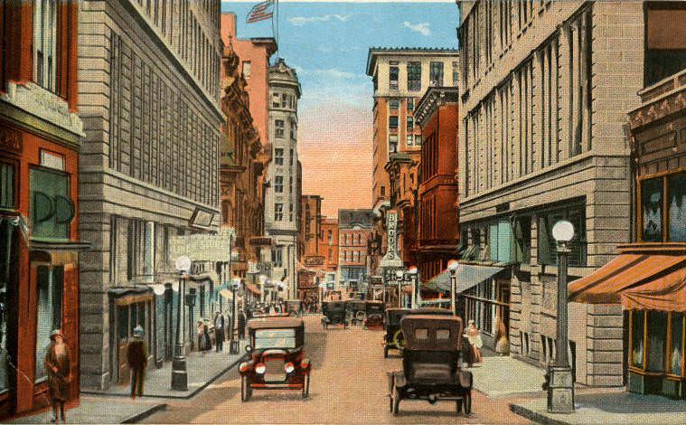 Union Street looking toward 5th Ave., Nashville, 1920s