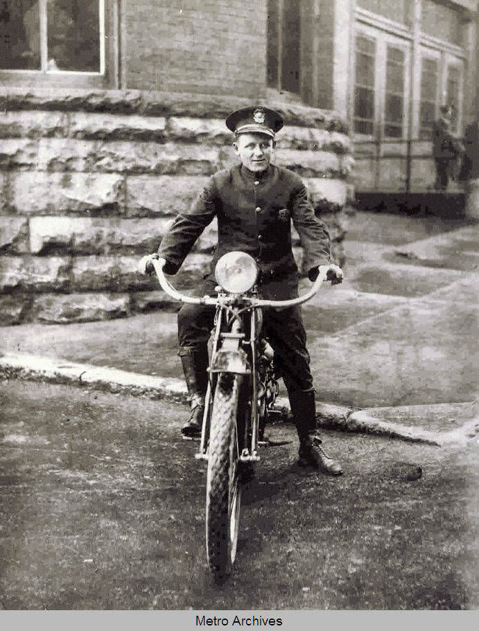 William T. Lowe, Motorcycle Officer, 1922