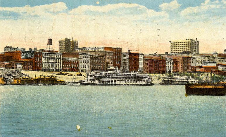 Cumberland River Wharf, Nashville, 1926
