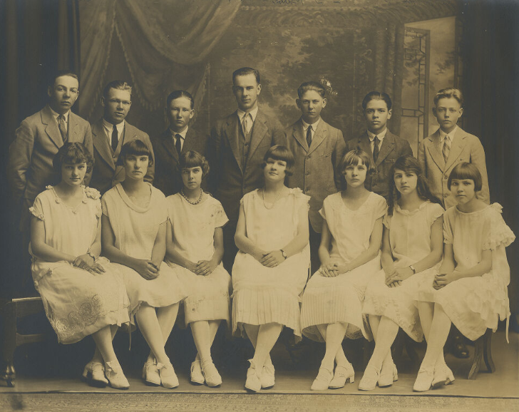 Joelton Grammar School graduation class, 1925