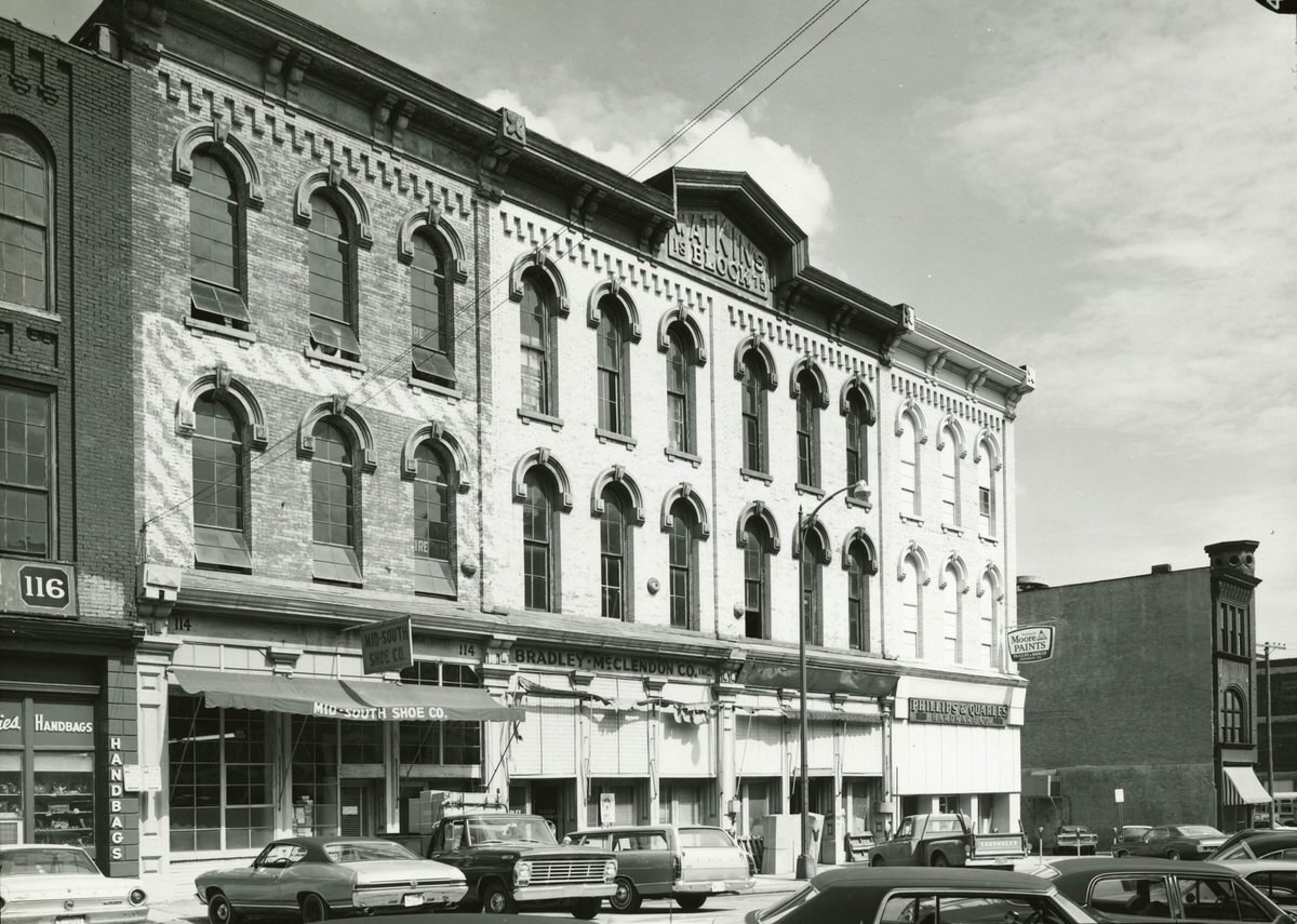 Watkins Block businesses, 1970