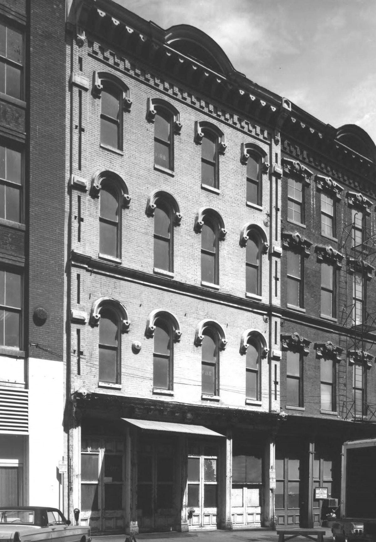 Apartment and storefront on Second Avenue, 1970