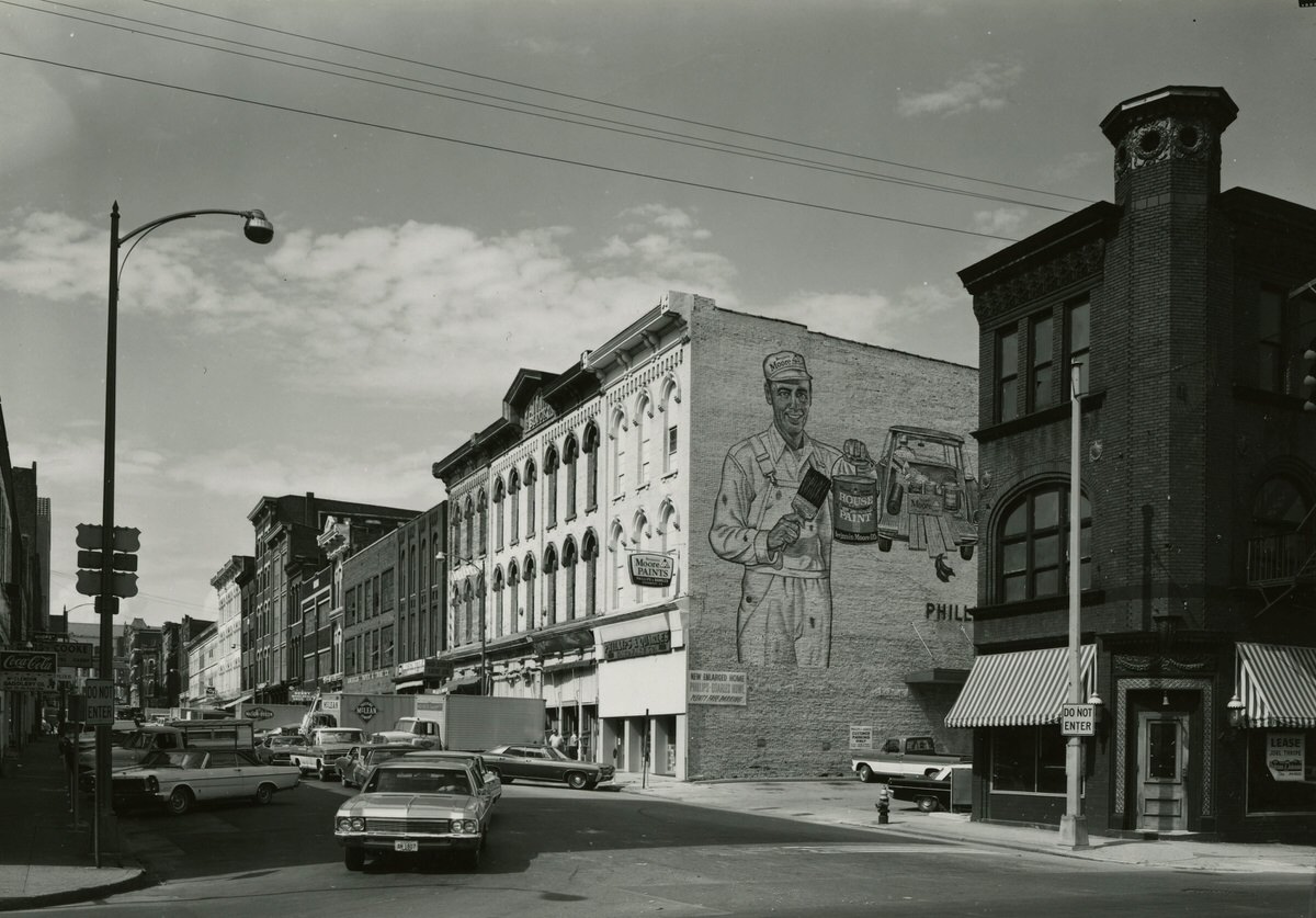 Corner of Second Avenue and Broadway, 1970