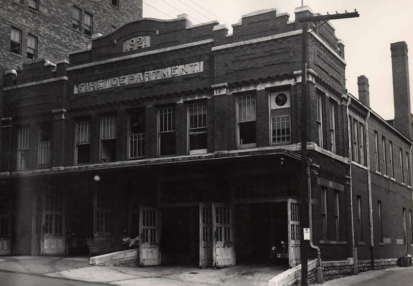 Fire Station at Deadrick Street, 1949