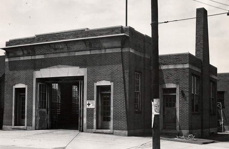 Fire Station at Jefferson Street, 1949