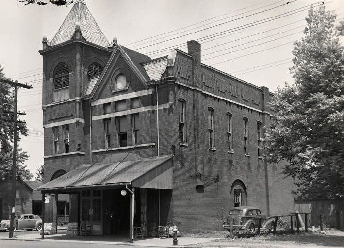 Fire Station at Wharf Avenue, 1949