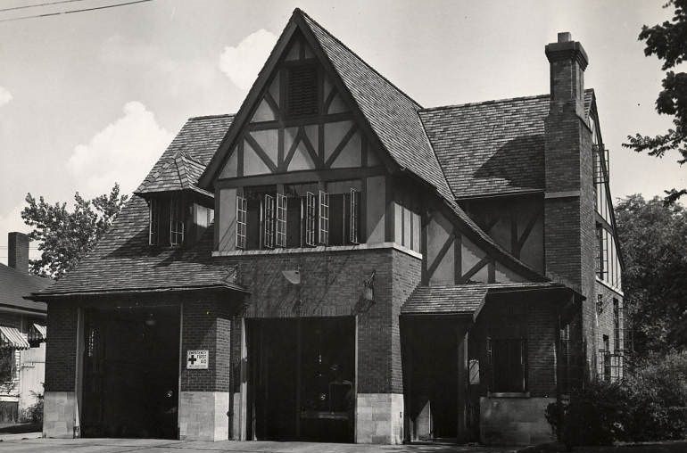 Fire Station at Woodland Street, 1949