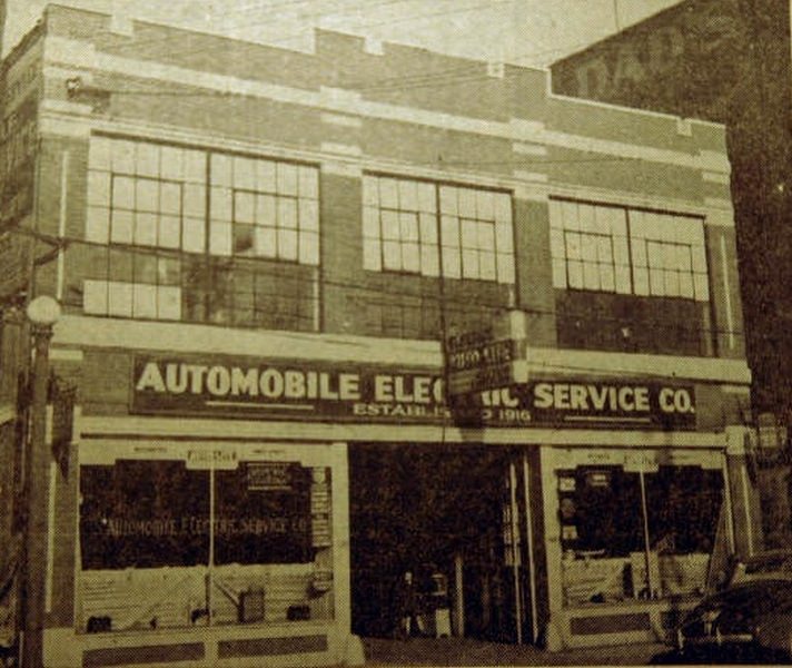 Automobile Electric Service Co., from the Nashville Times, 1940