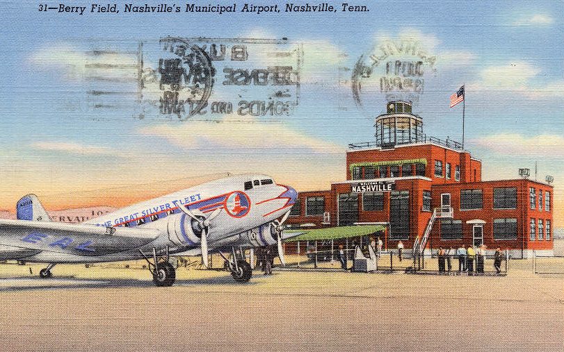 Berry Field, Nashville's Municipal Airport, 1942