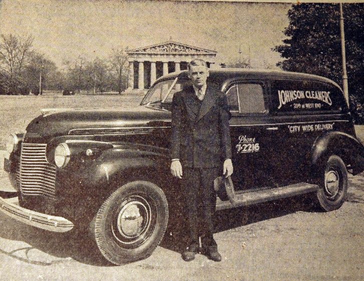 Johnson Cleaners adds another truck, from the Nashville Times, 1940
