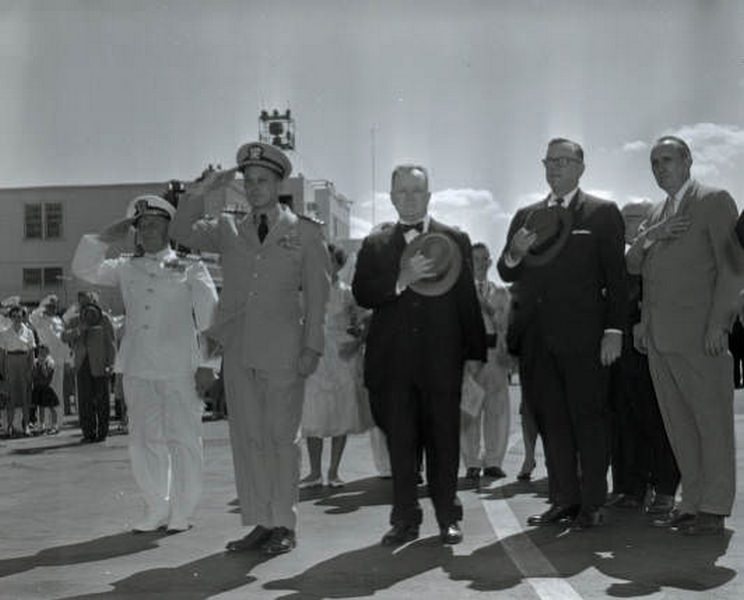 Commander William Anderson homecoming visit to Nashville, 1958