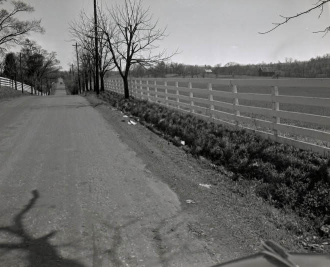 Country roads near the Hermitage, 1954