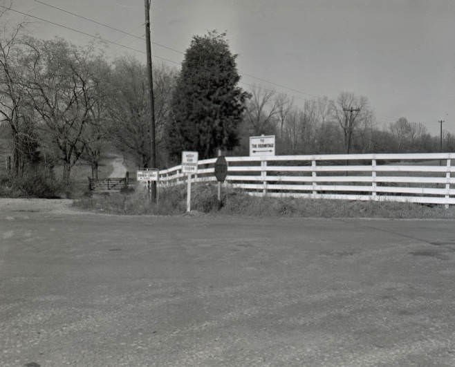 Country roads near the Hermitage, 1954