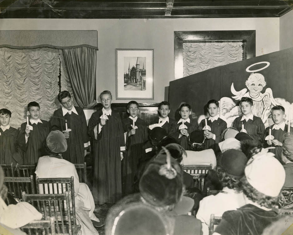 Put a candle in the window" as sung by the Christ the King's Boys' Choir, 1950