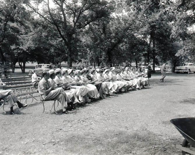 Groundbreaking of the Lentz Center, Nashville, Tennessee, 1958