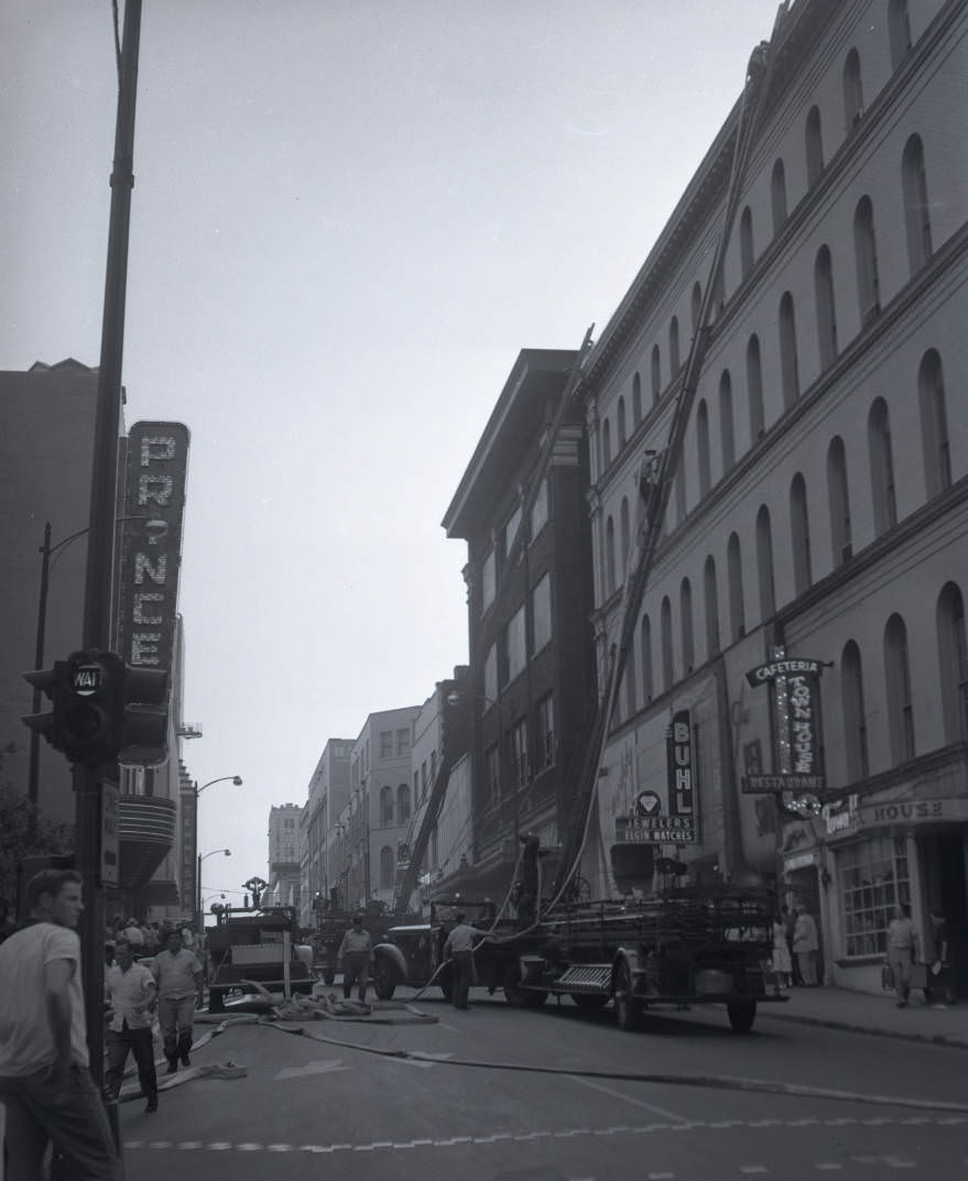 Maxwell House fire, 1958