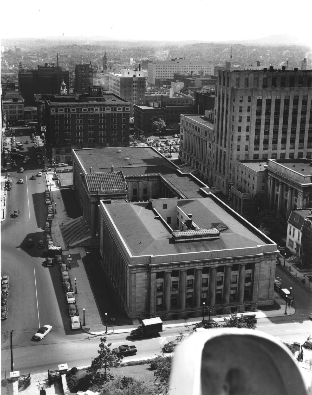 Nashville, as seen from the top of the State Capitol, 1952.