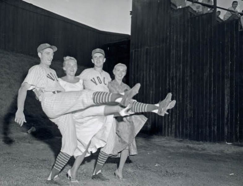Nashville Vols versus All-Star team at Sulphur Dell, Nashville, Tennessee, 1957