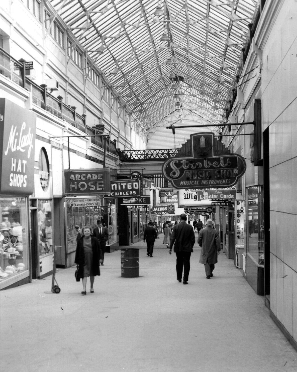 The Arcade, between Third and Fourth Avenues, Nashville, Tennessee, 1967