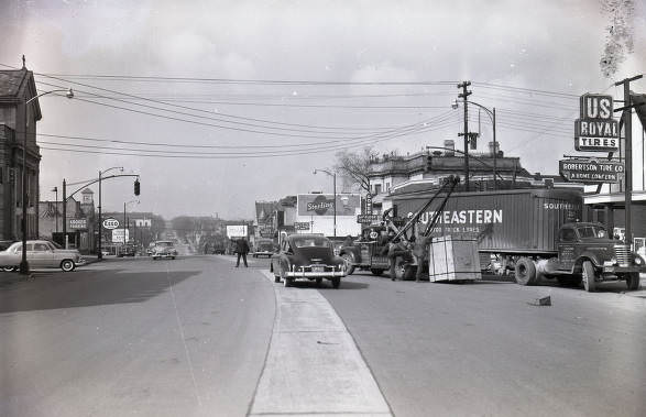 West End Avenue at Seventeenth, Nashville, Tennessee, 1951