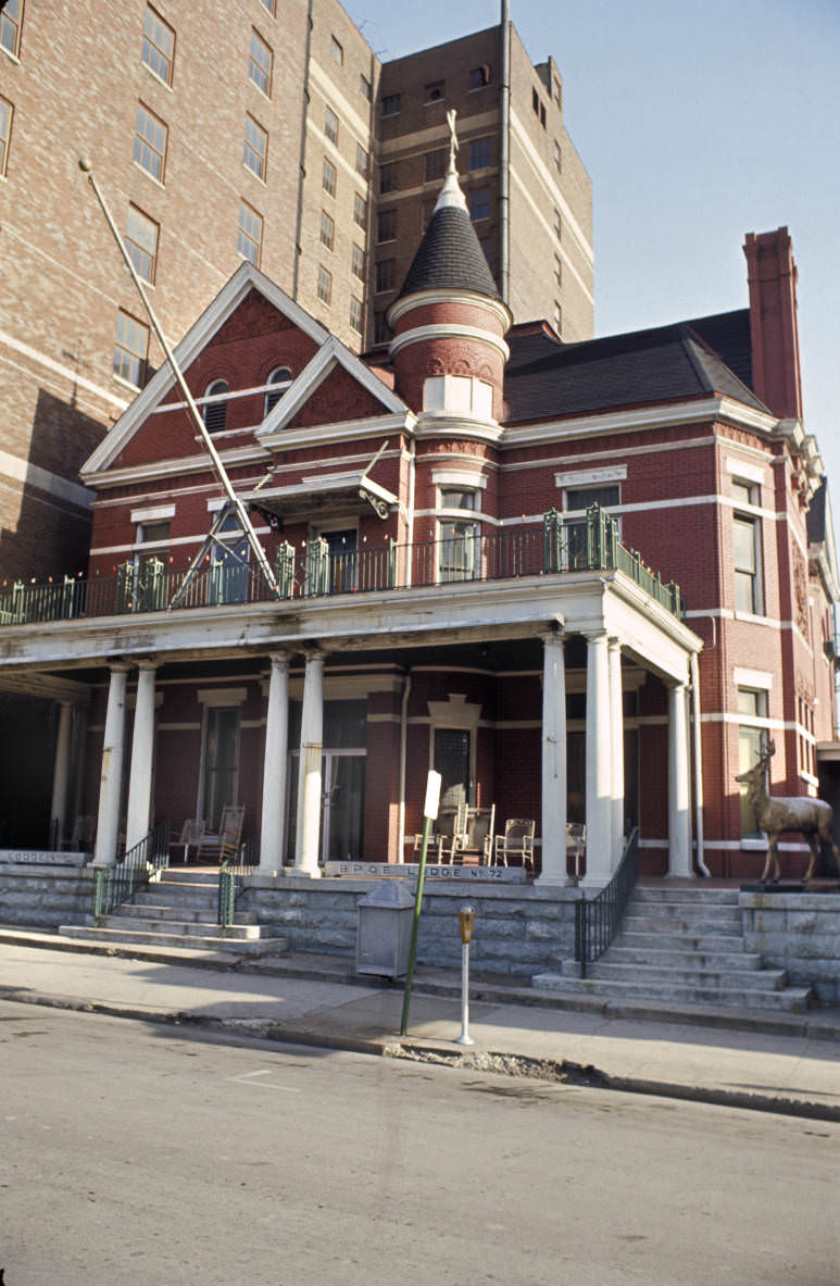 Old Elks Lodge in downtown Nashville, Tennessee, 1959