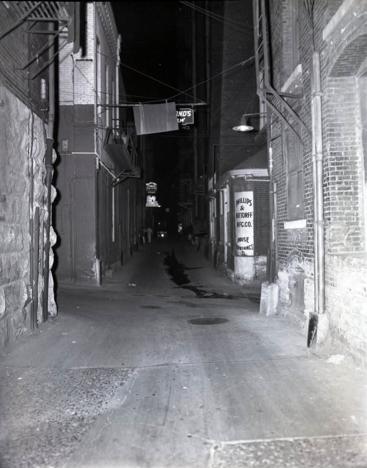 Printer’s Alley, Nashville, Tennessee, 1953